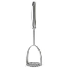 CherryHome Long Handle Potato Masher, 304 Stainless Steel, Comfortable Grip, Multifunctional for Potatoes, Carrots & Cheese