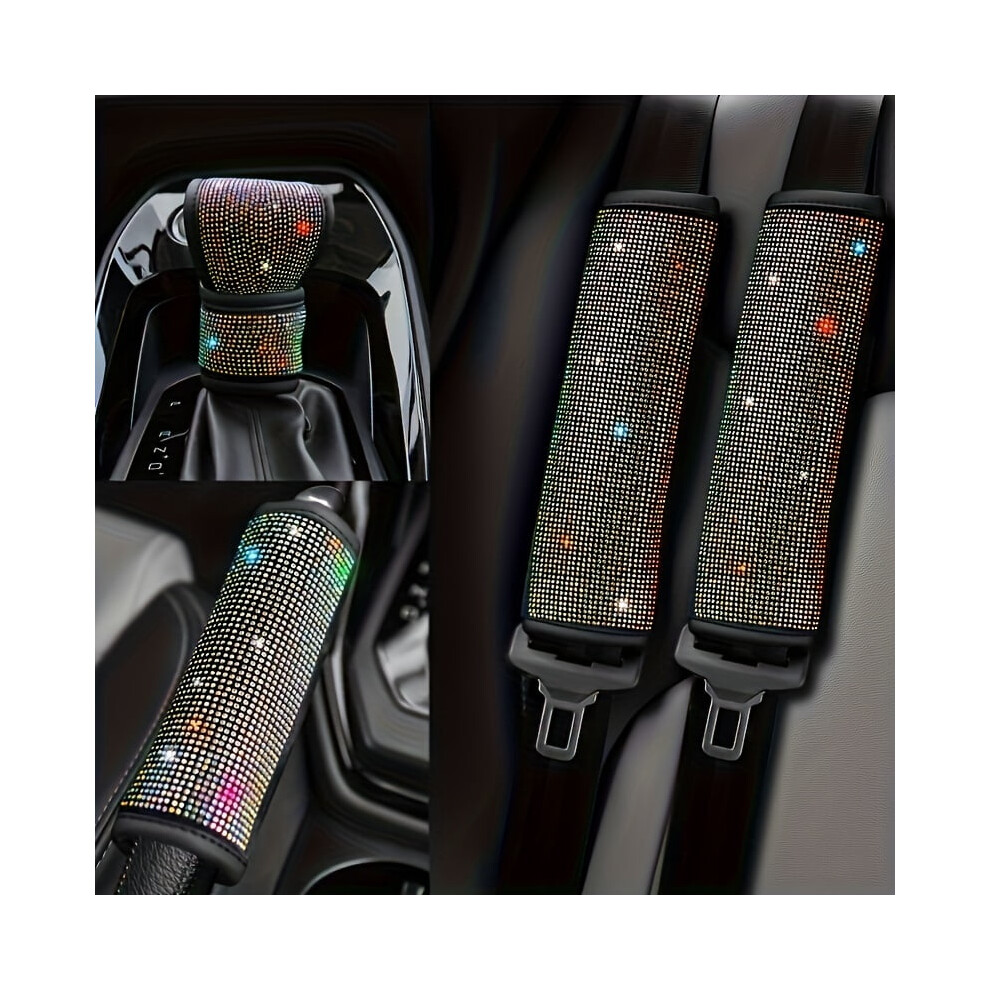 Car Seat Belt Shoulder Pad Set With Rhinestone 959110384701