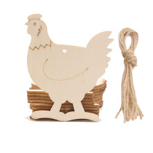 Lot de 10 figurines de lapins de Pâques artisanales, décorations créatives faites main pour les fêtes de printemps