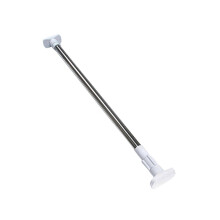 FRCOLOR Retractable Shower Curtain Rod 50-80cm, Heavy Duty Adjustable Rod for Bathroom, Bedroom, Home – Compatible with Standard Curtains