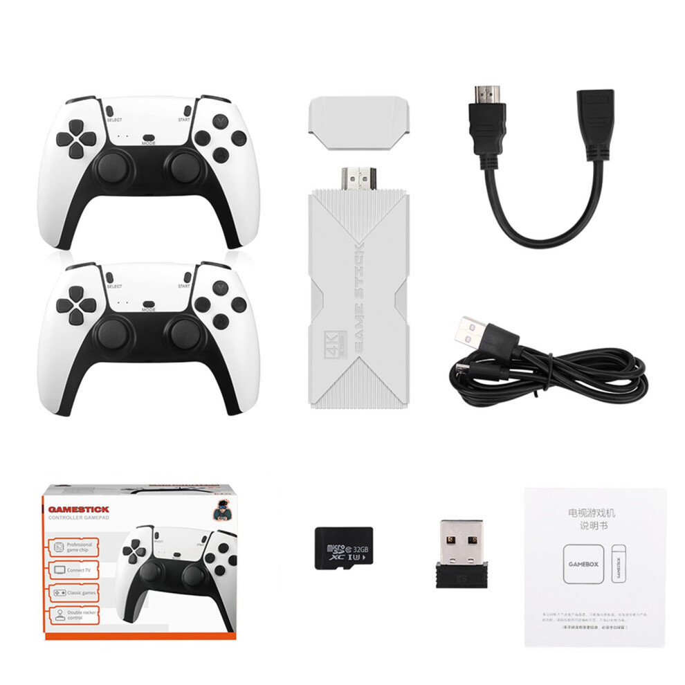 4K Hd Retro Stick By Boltzs Â Plug & Play With 75,000+ Built-In Games & 2 Wireless Controllers For Any Tv 9555307661542