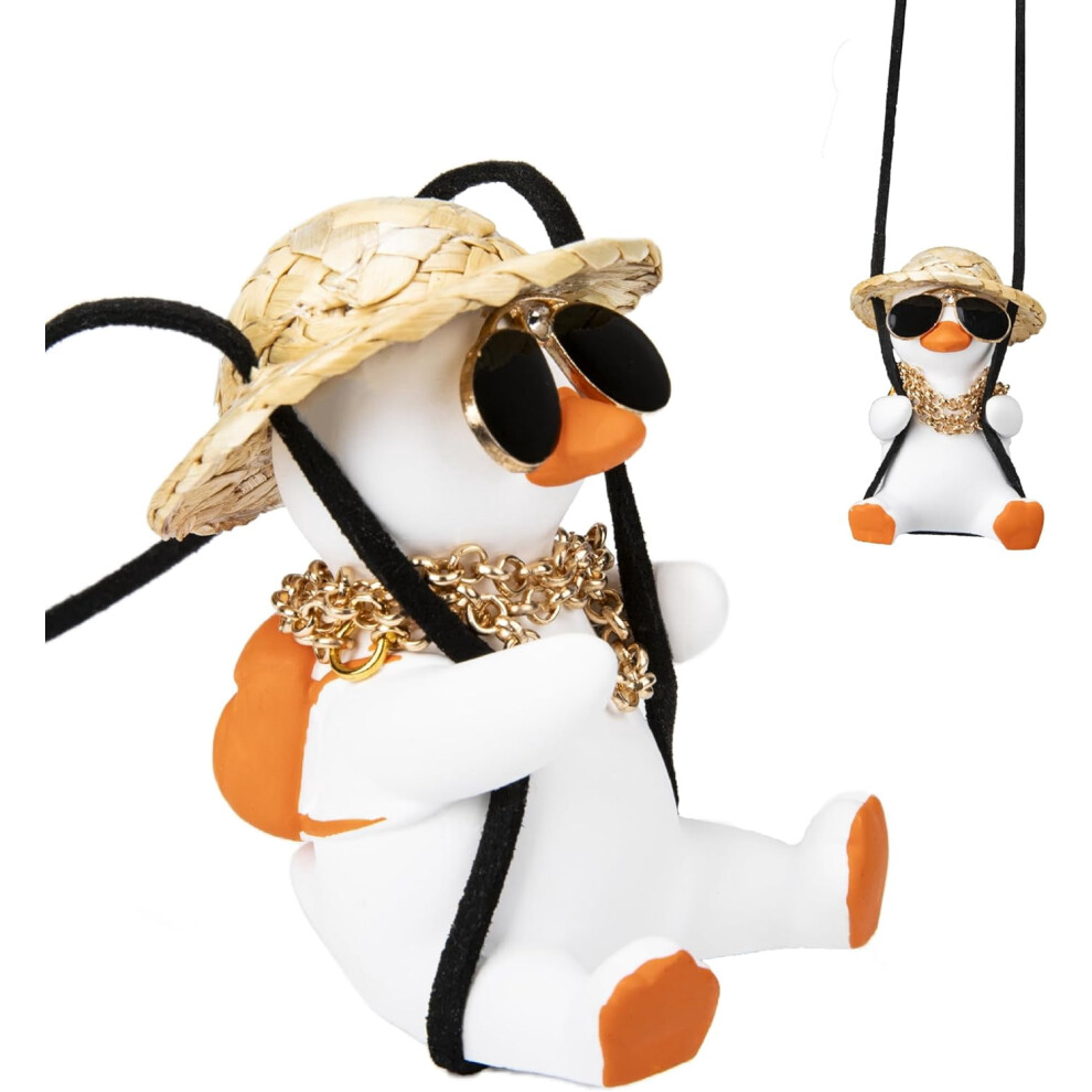 Swinging Duck Car Ornament For Rearview Mirror 959110384015