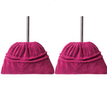 Recharges de balai en microfibre (lot de 2), 38 x 26 cm, ultra-absorbantes double face, réutilisables, compatibles avec les balais Lazy Broom.