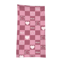 Serviette de plage en microfibre à séchage rapide et à motif tendance, idéale pour le bain, les moments de détente ou comme châle.