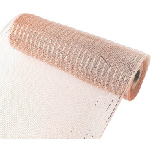 Metallic-Folien-Dekorationsnetzbandrolle 15 cm x 9,14 m