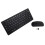 Conjunto de mini teclado e mouse sem fio, RF de 2,4 GHz, multimídia para laptop e desktop, compacto e ergonômico. 1