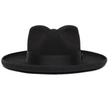 Pălărie de top din lână, pălărie Fedora de modă veche, cadou pentru iubit, pălărie cu boruri largi pentru călătorii pentru întâlniri în