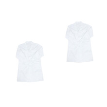 2Pièces Blouse Médicale Coton Respirante Usage Laboratoire