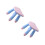2Pièces Enfant Cartoon Bleu PP Stable Résistant 1