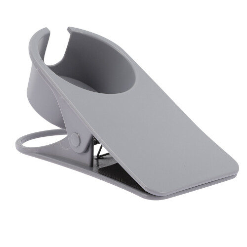 4Pcs Premium Grey Desk Cup Holder Clip for Home Table Side Use