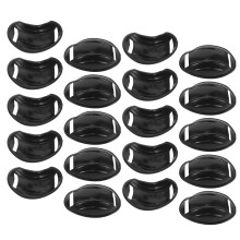 20St Vervangend Kinpolster Voor Motorfiets Helm Accessoires Zwart