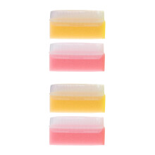 4Pièces Brosse Massage Éponge Souple Et Pratique