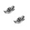 2Pcs Silver Sewing Machine Roller Presser Foot for Projects 1