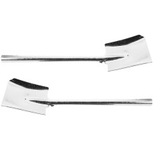 2Pcs Silver Metal Garden Scoop Small Soil for Home Use