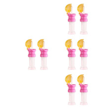 8Pcs Red Toddler Bottle Straw Caps Durable Juice Soda Beverage Lids