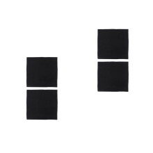 4Pcs Black Aquarium Filter Cotton Pads Thickened Filter for Fish Tanks