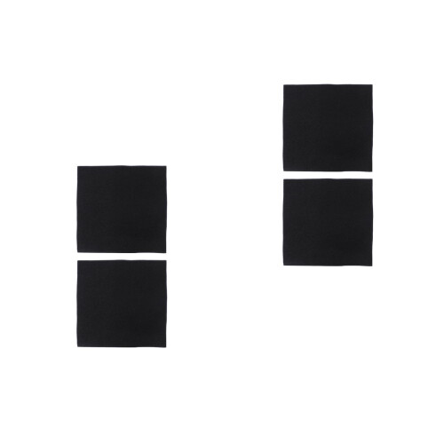 4Pcs Black Aquarium Filter Cotton Pads Thickened Filter for Fish Tanks