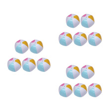 15Pcs Durable Inflatable Beach Balls Colorful Kids Pool Game Toy