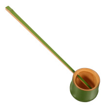Bamboo Water Ladle Japanese Long Handle for Home Garden Tea Ceremony