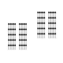 100Pcs Lightweight Black Ice Cream Multiuse