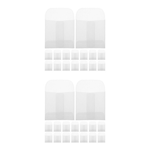 100Pcs White Mini Envelopes for Packing Small Jewelry Rings Coins