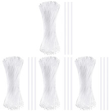 400Pcs Acrylic Stirring Rods Transparent Lollipop and Candy DIY Tools