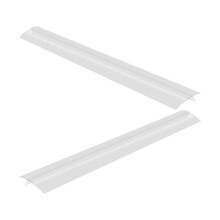 8Pcs Silicone Stove Gaps Filler Cover Transparent Non-Tacky Oven Seal