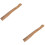 2Pièces Manche De Remplacement En Bois Khaki Pour Hache 7