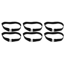 3Paren Elastische Zwarte Garter Belt Met Clip Plus Size Dames Dijband