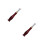 2Pcs Professional Edging Creaser with Brown Wood Handle 1