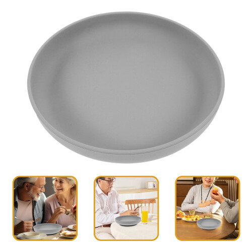 plato con cuchara antiderrame inquebrable para adultos 2