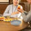 plato con cuchara antiderrame inquebrable para adultos 10