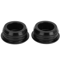2Pcs Aluminum Frame Hole Plug Caps for 400/250/Z400/Z250 (Black)