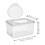 4Pcs Travel Wipes Container Portable Plastic Holder with Easy Pull Lid 2