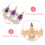 Braut Krone Golden Barock Stil Tiara Für Braut 6