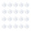 100St Adhesive Pen Buckles Plastic Clips Voor Whiteboards Wit 10