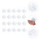 100St Adhesive Pen Buckles Plastic Clips Voor Whiteboards Wit 11