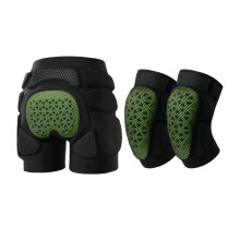 Snowboard Ski Impact Shorts for Adults Men Women ESA Sponge Thicken Impact-Resistant Protective Gear Size XL Set