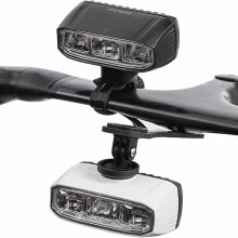 Barra de luz LED Super Bright 1200L para bicicleta eléctrica – 5 modos, recargable por USB-C, montaje universal, compatible con A, L