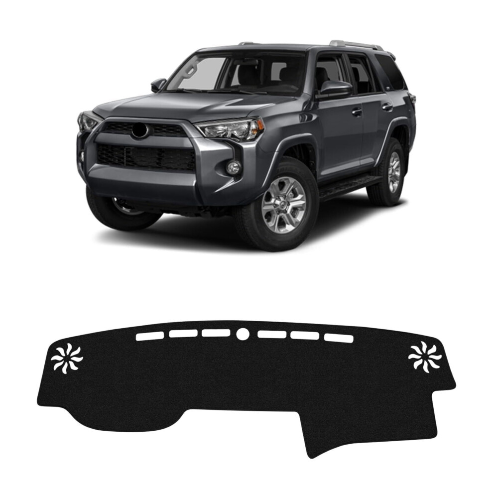 Car Dash Cover For 4Runner 2010Â2022 (Lhd), Non-Slip, Custom-Fit Dashboard Mat, Sunshade & Glare Protection Â Black 9551475154046