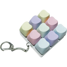 Toetsenbord Fidget Sleutelhanger Toetskapjes Ontspannend Stressverlichtend Klikkertje Tijdverdrijf Toetsen Knop Knijpen Fidgets Toetsenbord