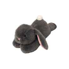 Iepuri de pluș jucărie 15,7 inch iepuraș moale de pluș animal drăguț iepuri albi păpușă confort companion cadou de ziua de naștere