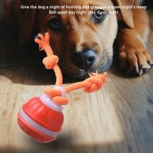 Interactief, oplaadbaar, rollend hondenspeelgoed met bewegingssensor, geschikt voor kleine puppy's – compatibel met alle kleine hondenrassen.