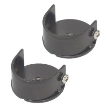 Alloy Curtain Rods Support Brackets for 28mm Rods Fit Metal and Rods Wall Mount 2Pcs/Set