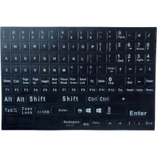 Autocolante pentru tastatură engleză, autocolante cu taste complete în engleză, autocolante mat standard impermeabile pentru tastatură,
