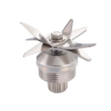 Lame de rechange en acier inoxydable pour mixeur à 8 lames : mixage fluide, texture métallique, compatible avec plusieurs modèles.