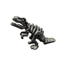 1 pezzo NERO 13 cm Tyrannosaurus Rex stampato in 3D, pezzo unico articolato - Popolare modello creativo di dinosauro Tyrannosaurus Rex
