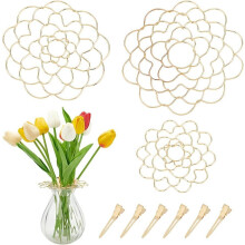 Flower Arrangement Holder Flower Frog Lid Iron Floral Grid Resuable Flower Arranger Holder