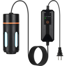 Akvarium UV-lys med timer, 360 skjold til algebekæmpelse i ferskvands- og saltvandsakvarier (5W, 13-40Gal)