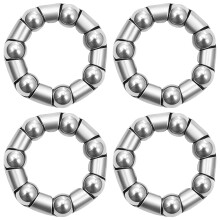 4Pcs Bicycles Fork Headsets Bearings Replacement Bike Caged Balls Bearing Cycling Accessory Easy to Install
